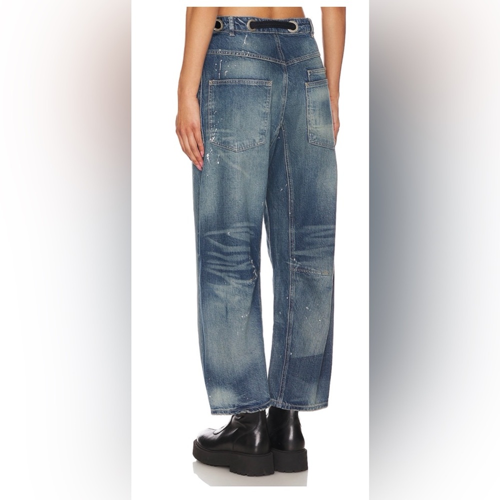 Free People Blue Distressed Jeans - Picture 4 of 4